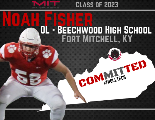 MITFootball's tweet image. Welcome to the MIT Football Family Noah Fisher from @beechwood_tiger @tigersontheair @NKyTribune ‼️ 3rd Kentuckian to join the program in the last two seasons! 🏈🏇♟️#RollTech #MITFootball #Prettygoodatchesstoo