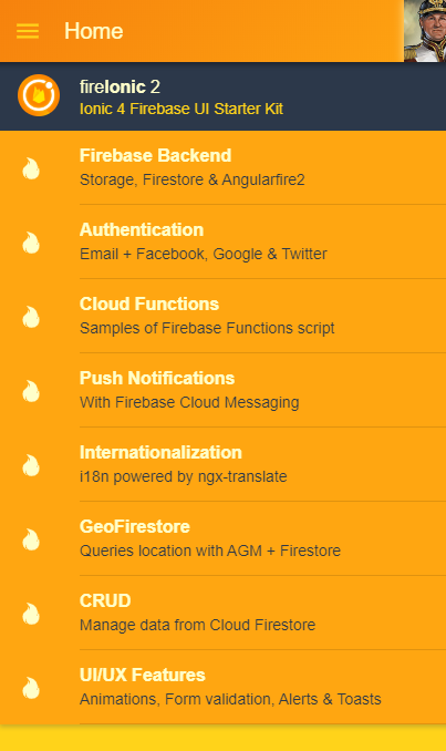 firminodev's tweet photo. fireIonic 2 is coming! our new premium @Ionicframework Firestore Starter is arriving soon, now in #ionic4 and new improvements!

- i18n
- GeoFire
- CRUD
- Email &amp; Social Login/Register
and much more!

for more #ionicframework #ionic4 sources click below:
https://t.co/upZGNEGnxu https://t.co/MUadYlRUXS