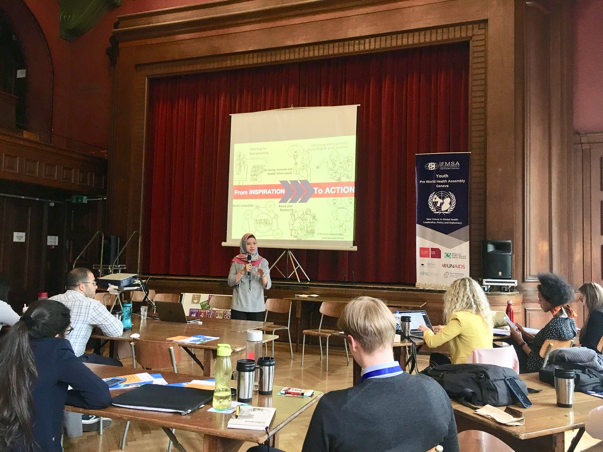 lerlyluo's tweet photo. “Strengths of youth: openness to criticism, a daringness to innovate, resilience in handling failure, inclusivity, and working beyond silos.”

- @DiahSaminarsih, senior advisor on gender and youth at @WHO

@IFMSA at #preWHA #Youth4Health #WHA72 https://t.co/PibCMGw6vU
