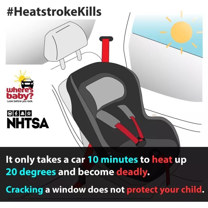 Never ever leave a child unattended in a vehicle. Ever. 😳🚗☀️ #lookbeforeyoulock #londonpoliceky #londonky