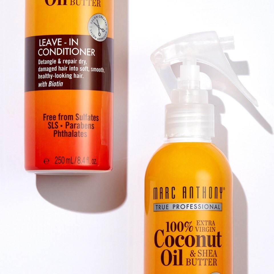 MarcAnthonyHC's tweet photo. From the roots to the ends, this Coconut Leave In Conditioner will restore moisture and make every strand a little bit healthier with each use 🥥 💕 Available at @Target and @JeanCoutu. https://t.co/ivwoiR9YHV