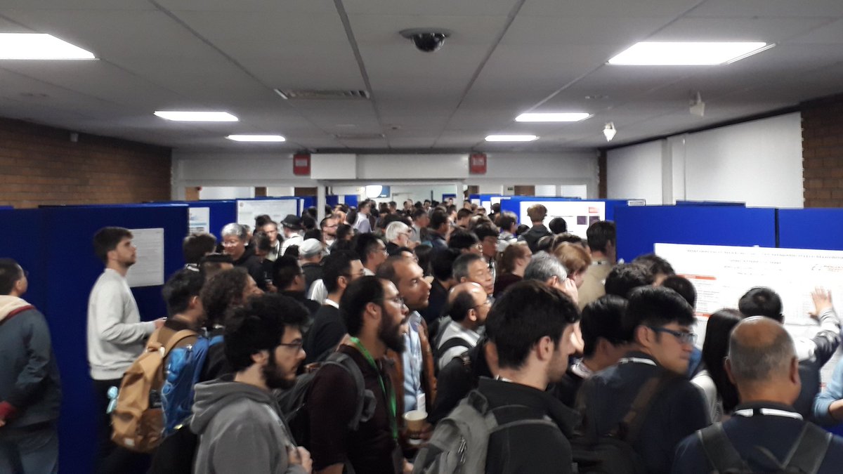 markplumbley's tweet photo. Still packed for the final poster session! #ICASSP2019 https://t.co/Drw2psh7fh