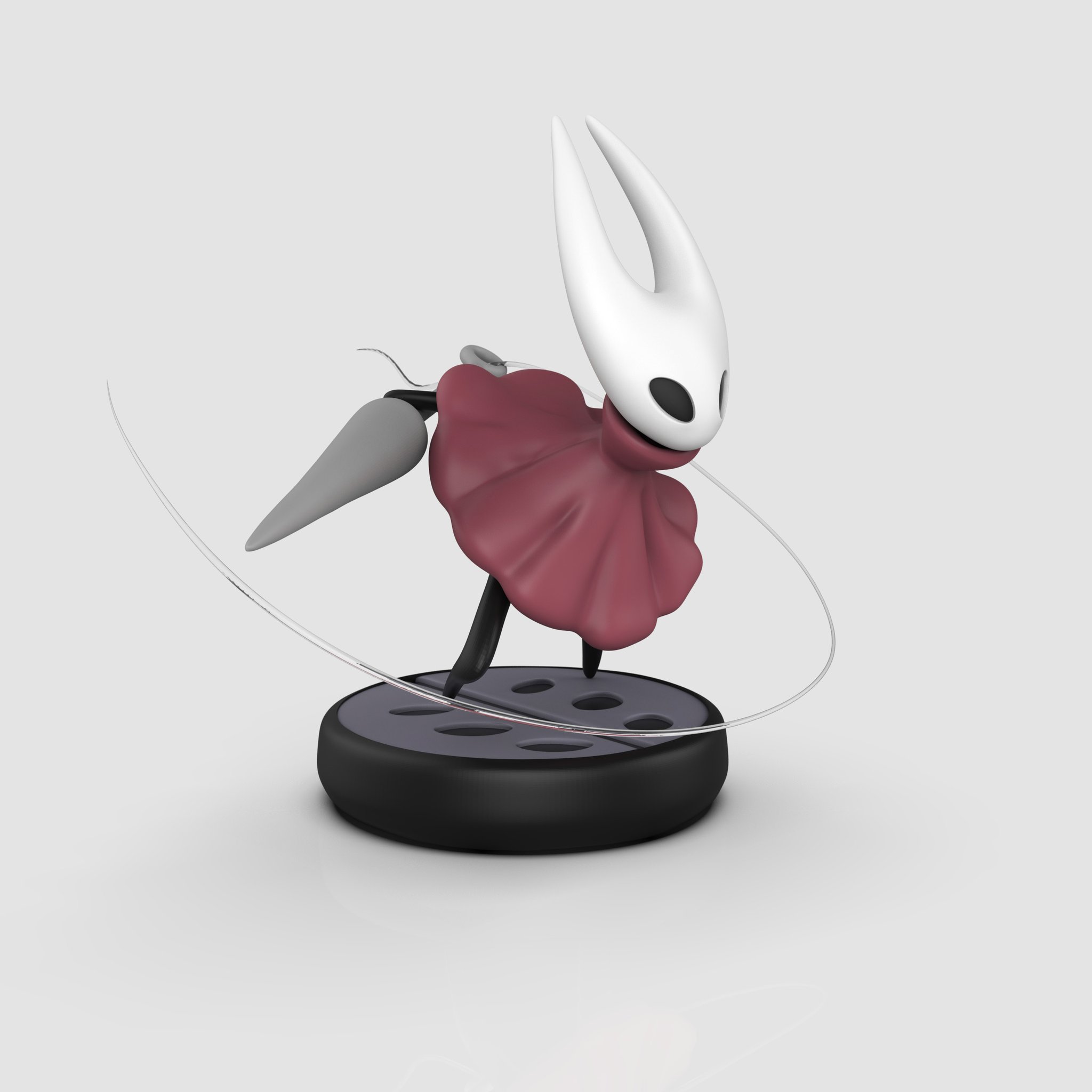 Jcirion3d Hey Here You Have Hornet From Hollow Knight This Will Be The Last Amiibo For A While So I Hope You Like It A Lot Teamcherrygames Hornet Hollowknight Nintendo