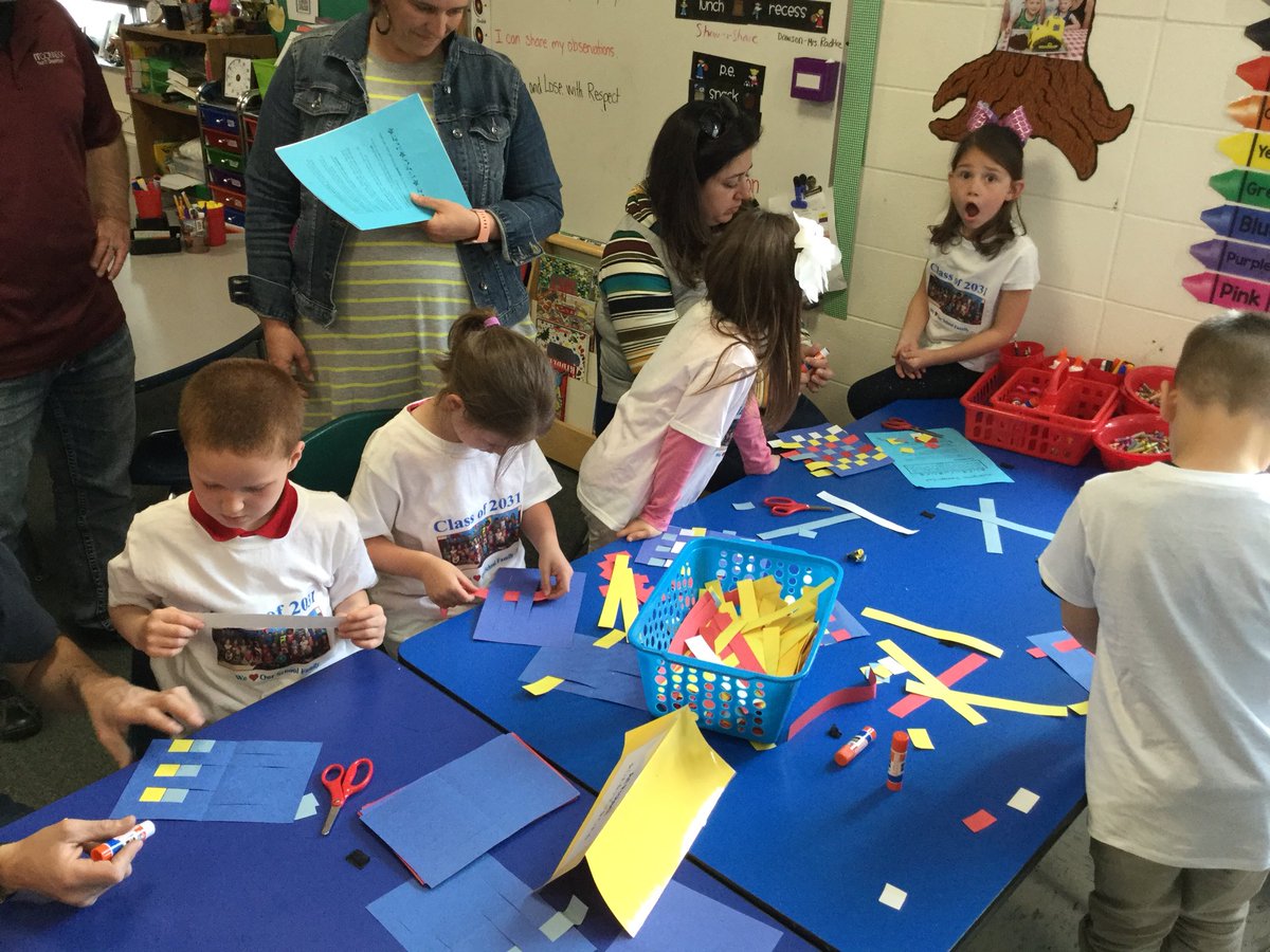 Our kindergartners are showing their families all the awesome learning they’ve done this year! It’s nearly time for them to move on to first grade! #raiderstrong <a href="/KDGWetzel/">Kendra Wetzel</a>