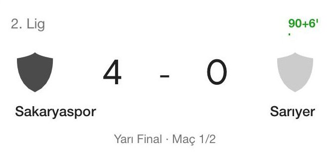 🏟 Şehrimizin gururu <a href="/Sakaryaspor/">Sakaryaspor</a> 'u 4-0'lık galibiyeti için tebrik ederiz. 👏 ⚽ 🏟 
#Sakaryaspor <a href="/Tatangalar90/">Tatangalar</a> #Tatangalar