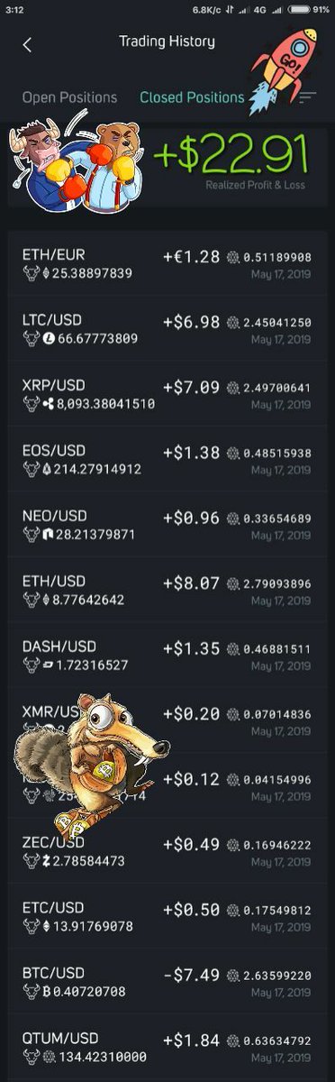 10dollarsQuant's tweet photo. Dumping day BTC/USD $7900 - $7000 Fighting a long position on dumping market +$22.91 17.05.19 #quantfurychallenge #quantfury #crypto #cryptocurrency https://t.co/cCIwJ2v032