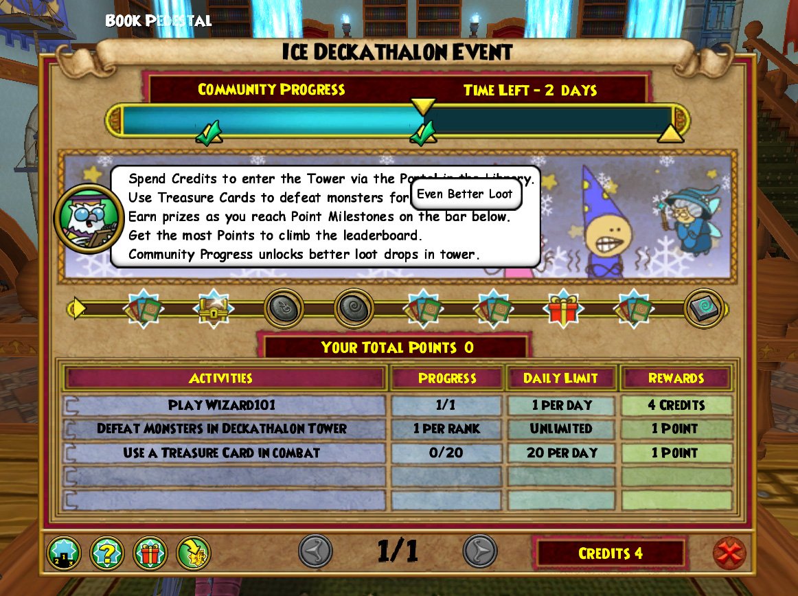 Wizard101 on Twitter "Deckathletes! Yesterday there was a display