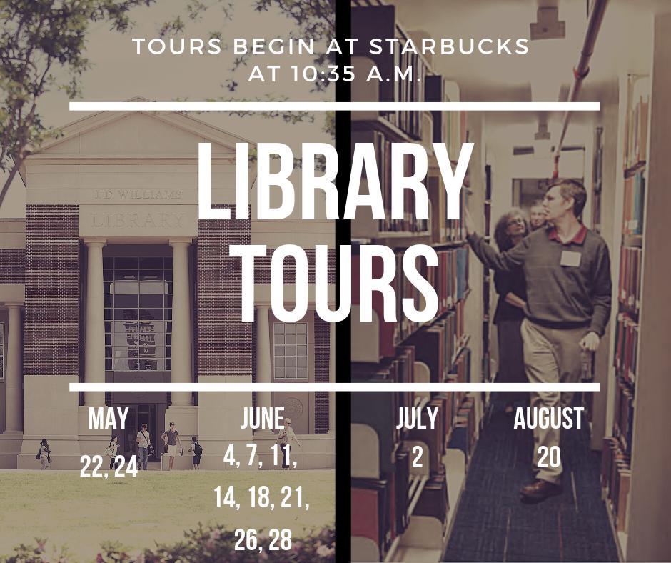 UMLibraries's tweet image. Summer Tour Schedule. #UMLibraries