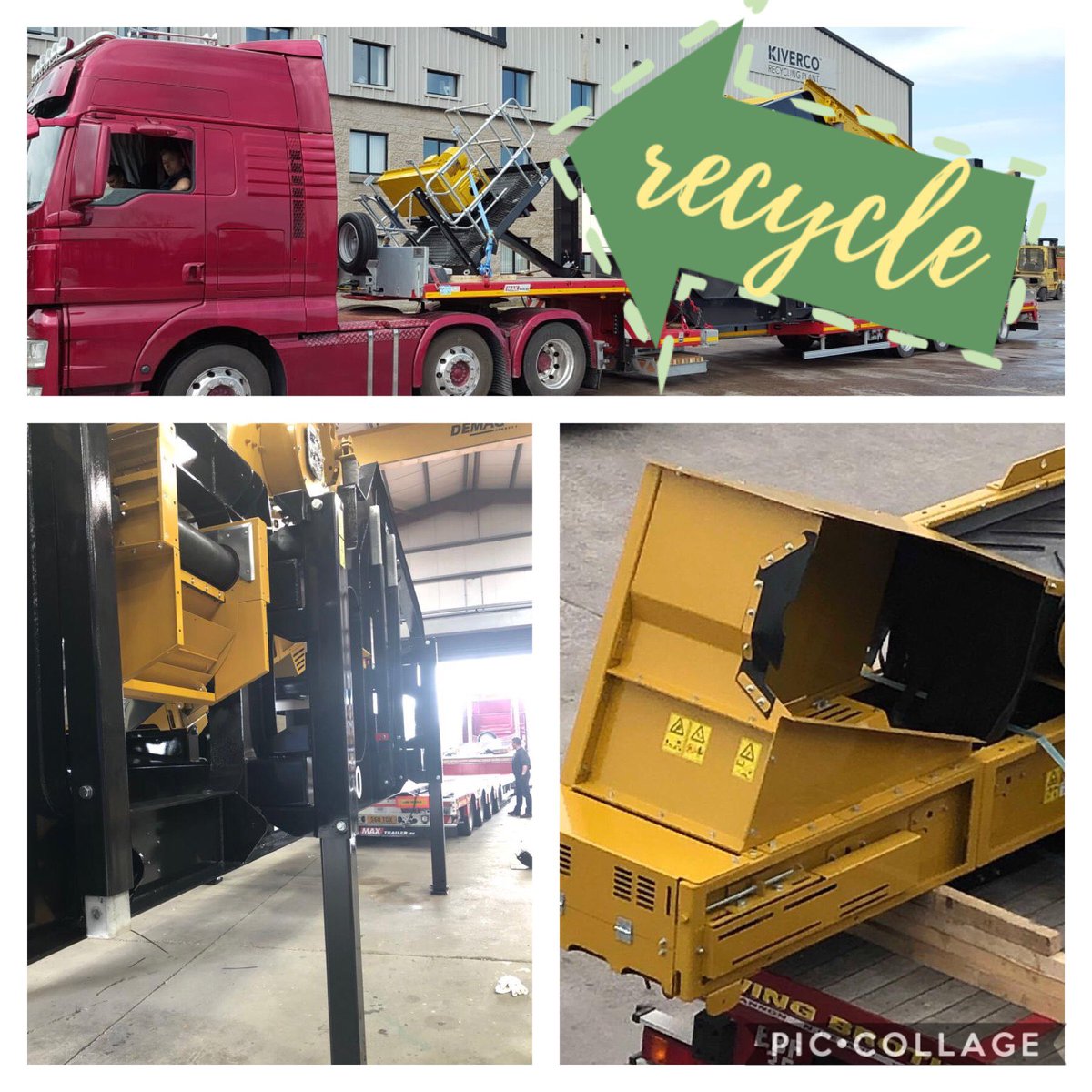 kiverco's tweet photo. So the new machine has left the building and is now on its way to @LetsrecycleLive All will be revealed at Stand B2 on Wednesday. Make sure and visit us! #builtwithbackbone https://t.co/GterZAVtH5