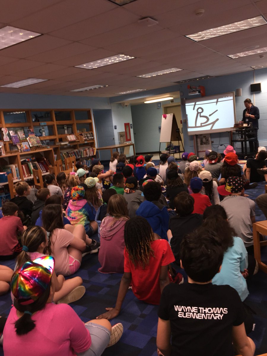 Thank you <a href="/112foundation/">112 Education Foundation</a>, <a href="/WayneThomasscho/">Wayne Thomas School</a> teachers and administrators for supporting the library! We have had awesome authors visit WTES this year! #112Leads #WT112
