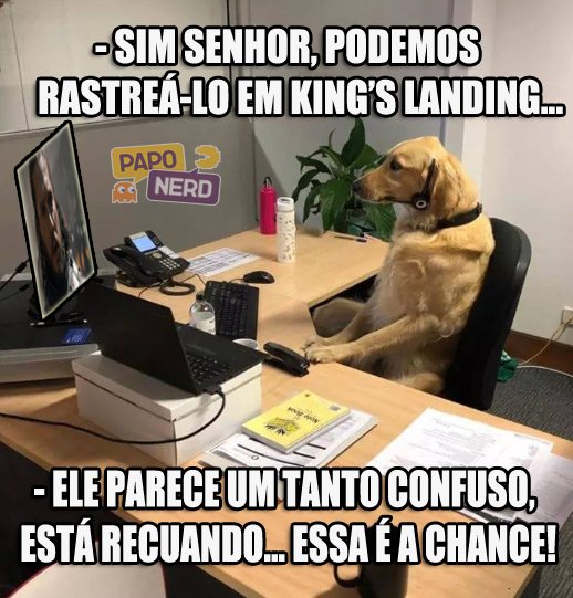 paponerdoficial's tweet photo. Quando Vc não quer desistir do humano! 😅 #nerd #geek #série #seriado #hbo #hbobr #culturapop #gameofthrones #ghost #fantasma #lobo #norte #suporte #cachorro #meme #memegot #memesgot #westeros #jonsnow #got #got8 #got2019 #maio #itaperuna #paponerd https://t.co/JTRT2qvjMM