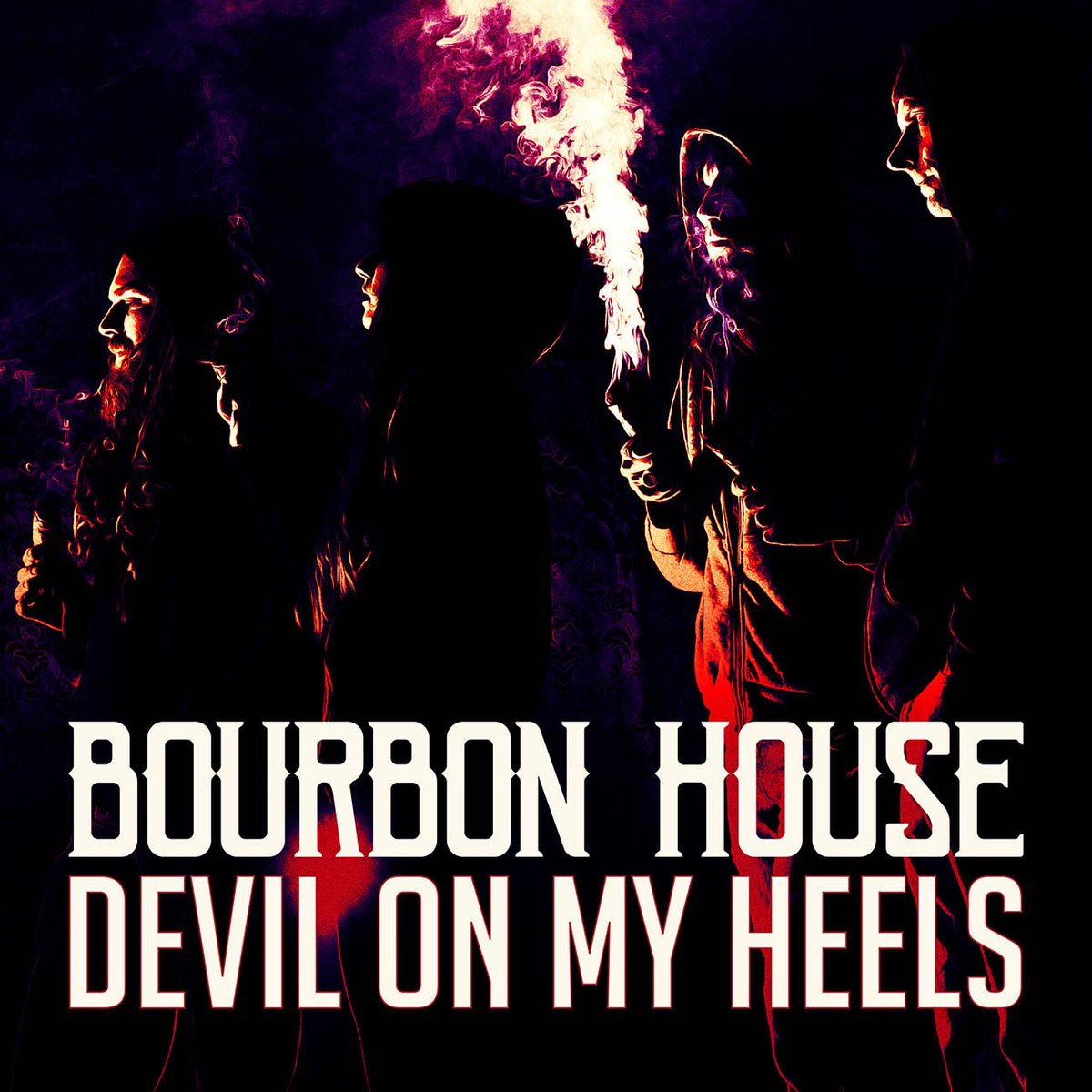 Back by request. #nowplaying #marv USA rockers @BourbonHouse_ #devilonmyheels. Matron is dancing to it from the car park #worried ....