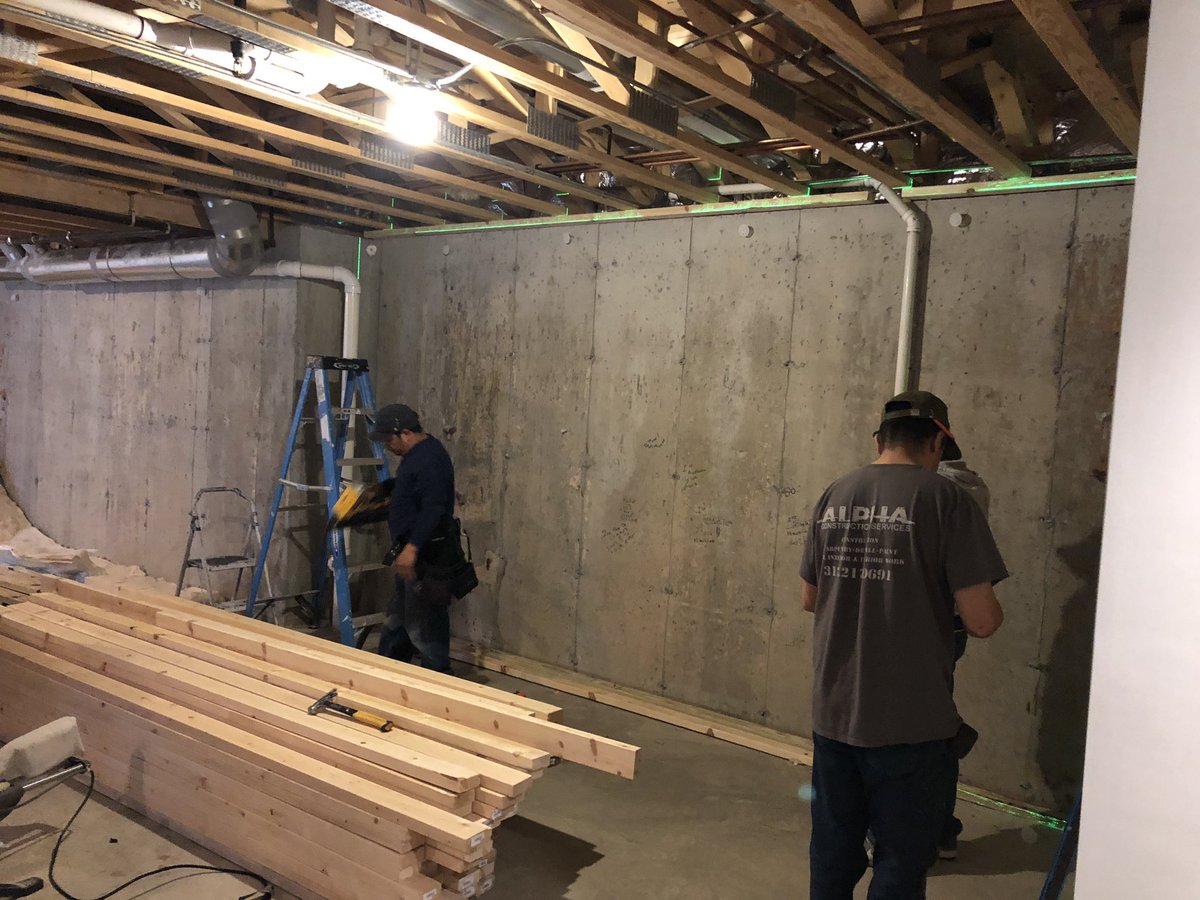 OsDecoratingInc's tweet photo. Project Take Off day! Always a good feeling! Basement Remodeling Project in Skokie. Call us for your Free Estimate 312 614 9995. #contractors#basementremodel#remodeling#chicago https://t.co/sud0Rninuz
