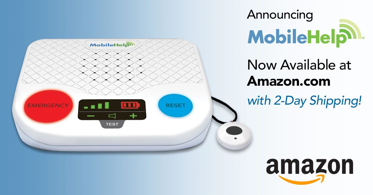 MobileHelpNow's tweet image. Receive Two-Day Shipping when you order your #MobileHelp medical alert device on @Amazon!

#MobileHelp #MobileHelpNow