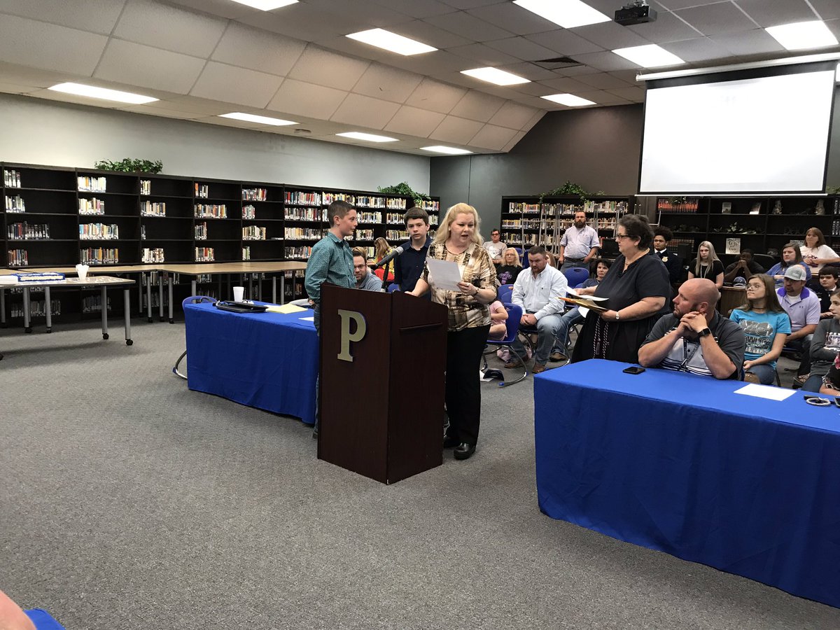 Jacksonville College Essay Contest recently named the winners of the 6-8 grade division for this year. Calan Cobb and Kyler Richey we’re recognized by Ms. Shumake as the winners for this division! Outstanding job!! It’s a great time to be at PJH!