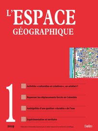 Nouveau Numéro
Activités "culturelles et créatives" | Repenser les déplacements forcés | Ambiguité d'une gestion "durable" de l'eau | Géographie et anthropoligie anarchistes | Expérimentation et territoire 
cairn.info/revue-espace-g…