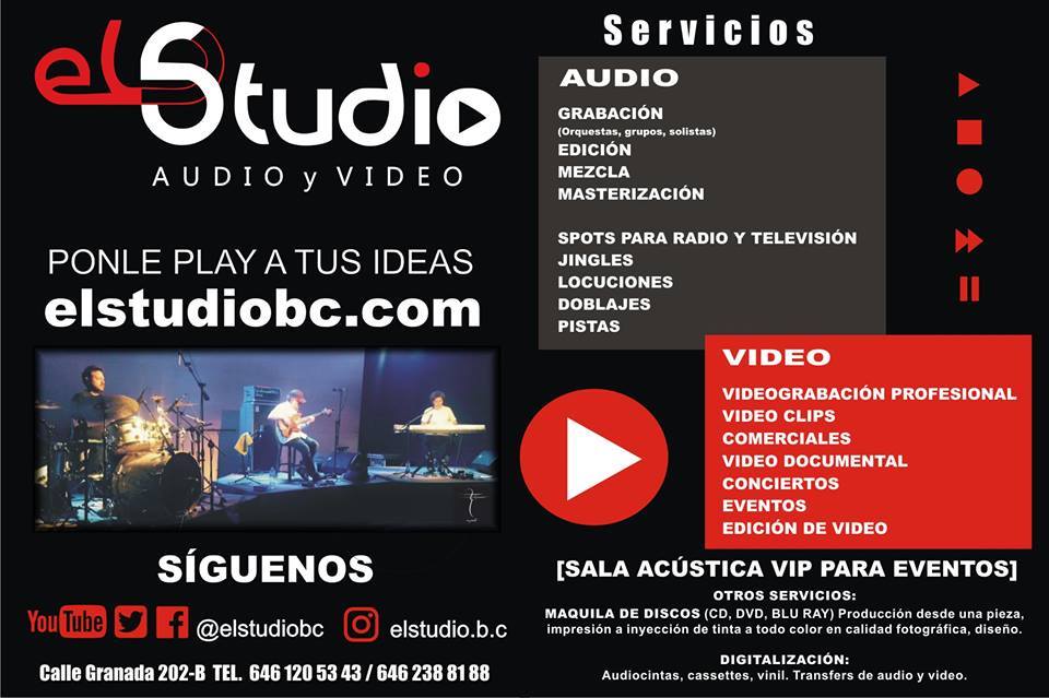 elStudiobc's tweet photo. Somos el Studio
Ven a visitarnos para conocer las promociones que tenemos, nuestros estudios de grabación y salas de eventos.
•
•
#elstudio #musicproduction #shure #drums #recordingstudio #bajacalifornia #ensenada #estudiodegrabacion #mezcla #masterización #audio #video. https://t.co/nmtnUT2QMv
