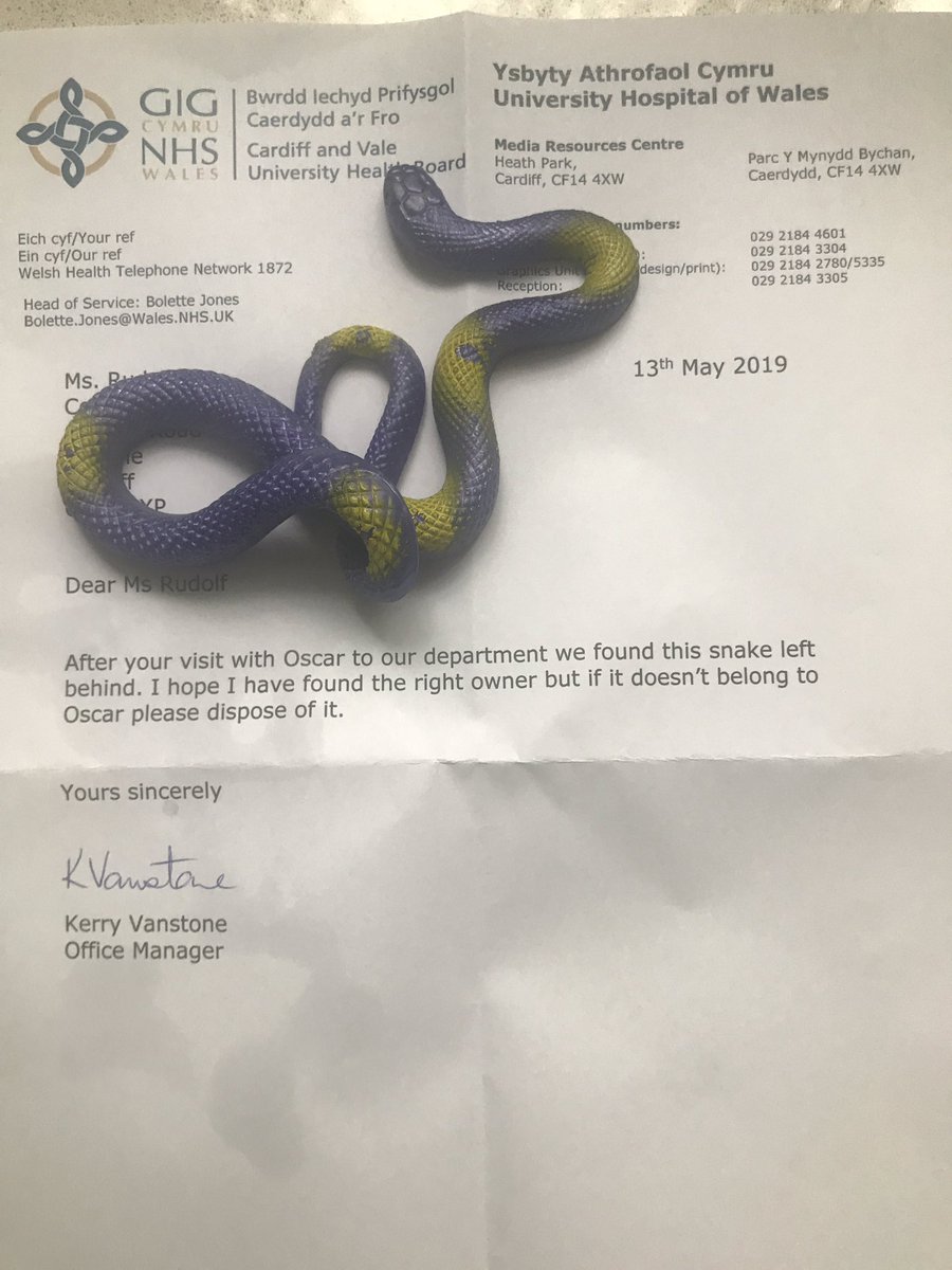 Thank you <a href="/CV_UHB/">Cardiff and Vale University Health Board</a> . Lucky to have you.