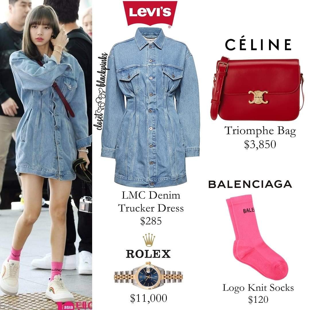 blackpink closet on X: [190606 - INCHEON AIRPORT] Rosé ✨JOHANSEN LOUIS  VUITTON, CARTIER, JUSTLOVER & VERSACE #ROSÉ #로제 #ROSÉstyle  #BLACKPINKstyle  / X