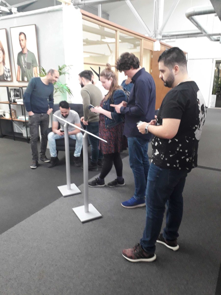 BinaryDistrict's tweet image. Making good use of the AR at #HackersHandshake - don&apos;t forget to download the ROAR app if you&apos;re there to get the full experience