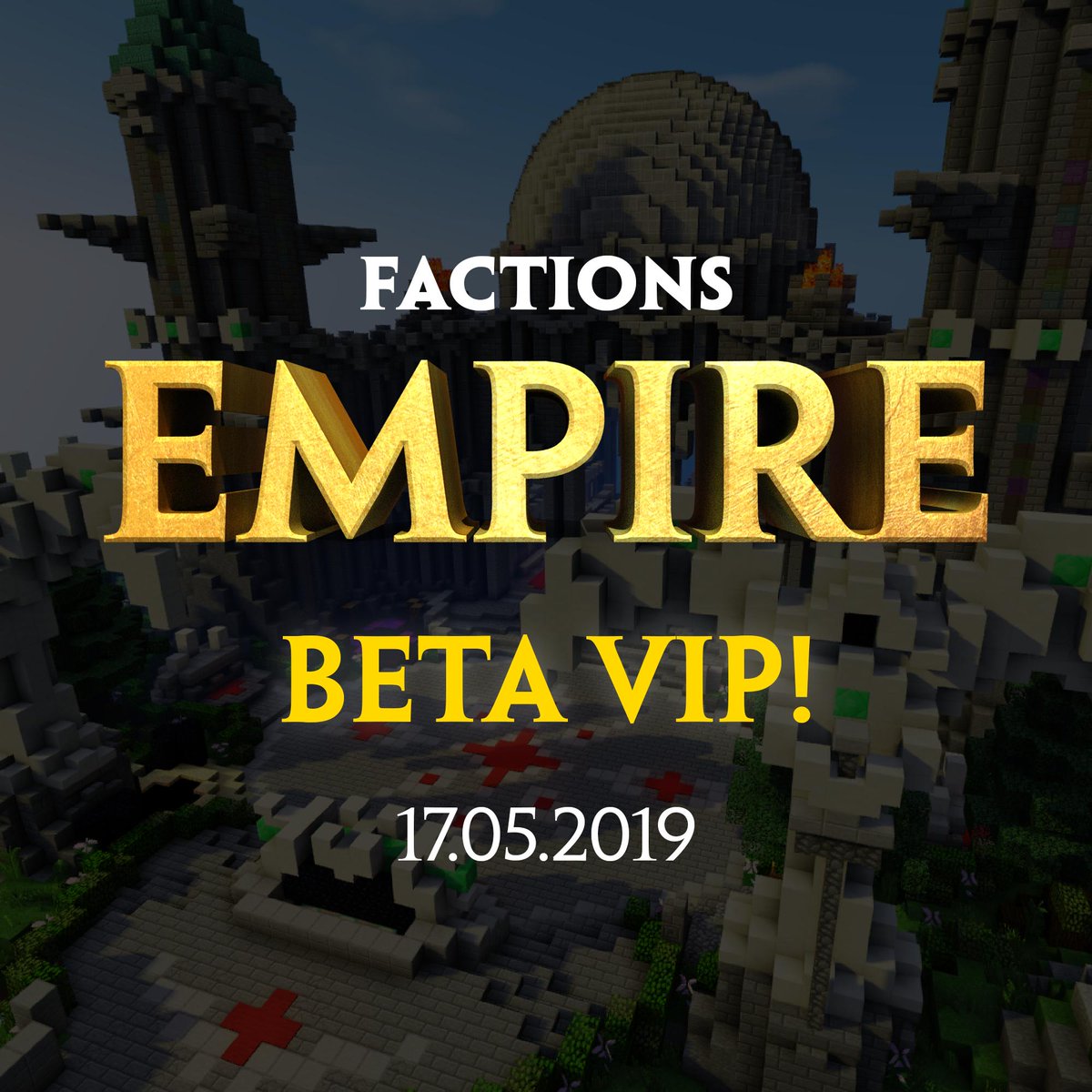 🏰 O Factions Empire será aberto HOJE em Beta VIP! Adquira já o seu VIP e aproveite!

Vale lembrar que, ao comprar um VIP durante a pré-venda, você recebe Cash GRÁTIS!

📜 Mais informações: empire.hyze.net
🛒 Loja: loja.hyze.net