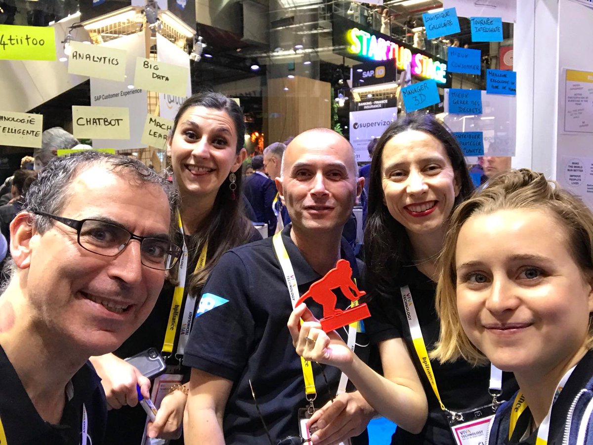 Premier #Vivatech pour moi. Génial ! Une atmosphère riche en énergie, en émotions et en idées ! Et le plaisir de parler #innovation, #experienceclient, #éthique, #design avec autant de gens créatifs et enthousiastes : clients <a href="/SAPFrance/">SAP France</a> (ou pas !), étudiants, #startups, etc.