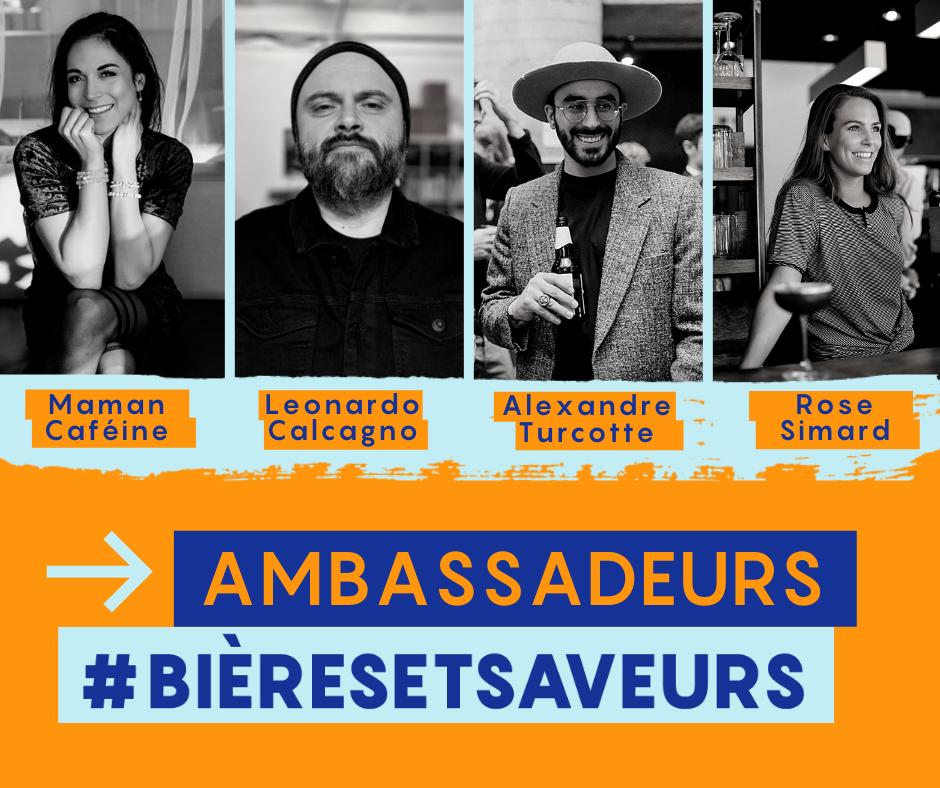 Voici nos ambassadeurs(drices)! 🍻

Pour en savoir plus sur ces humains ambitieux et passionnés de culture québécoise, c'est ici 👉 bieresetsaveurs.com/rencontrez-nos…