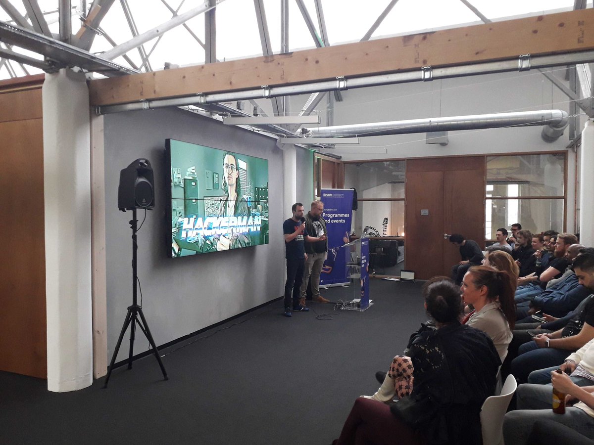 BinaryDistrict's tweet image. #Pentesting is one of the best ways to highlight flaws and vulnerabilities in a system, but it’s an unpredictable job. Here’s @wesleyneelen and @rikvduijn getting ready to share the good, bad and the ugly of life as a pentester #HackersHandshake #HHmeetup