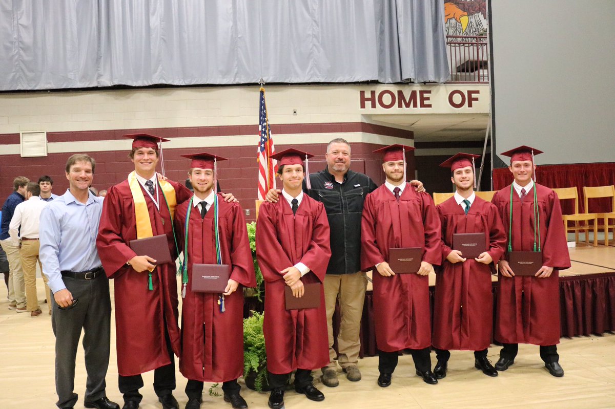 eaglevilleath's tweet image. These men have earned their diploma.  Just one thing left to do!
@EagleBaseballTN 
#seniors2019