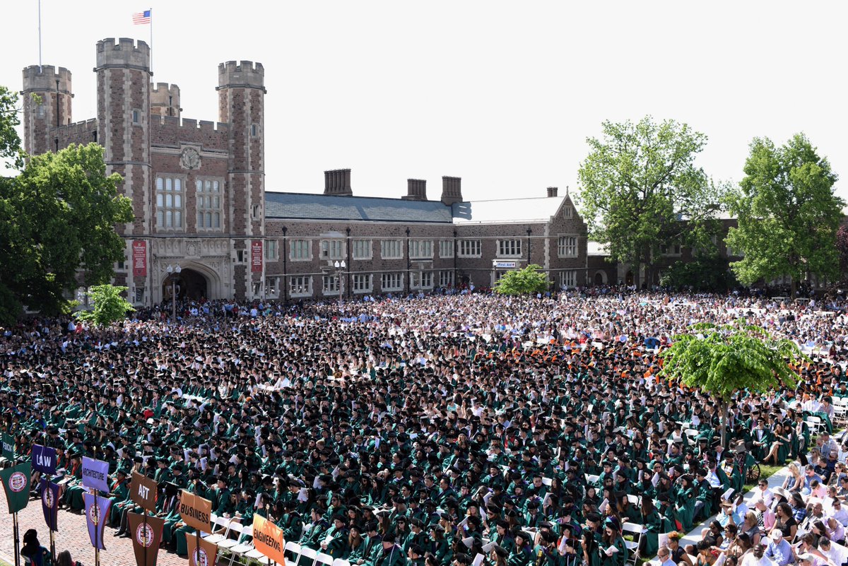 Congratulations to the @WUSTL Class of 2019. As you leave this campus behind, I hope you will heed George Washington’s words, and take pains to bring truth to light. The world needs you more than ever.