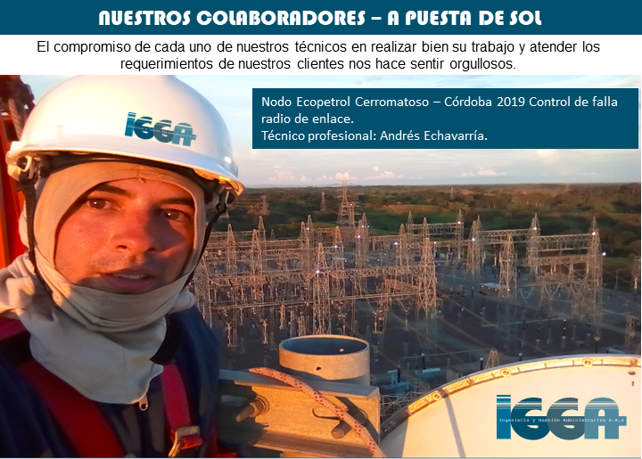 Ingenieriayges's tweet photo. Orgullosos de nuestros colaboradores.  @Internexa2016 @ECOPETROL_SA @intercolombia @EPMestamosahi @metrodemedellin @CodensaEnergia https://t.co/QRFogZCa1e