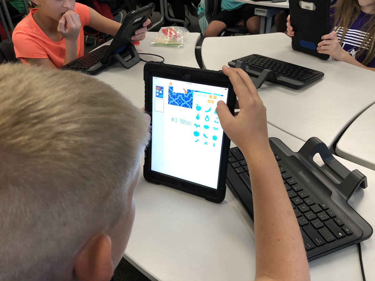 kunnmel's tweet image. So much fun &amp;amp; creativity in @mrsmadisonlaw class today. Ss are creating their own book montage over 4 novels they read this year using #applepages and publishing as an ePub. App smashing with @PicCollage #paper53, #photospeak, #garageband and more!!! #misdPROUD @Longbranch_Elem