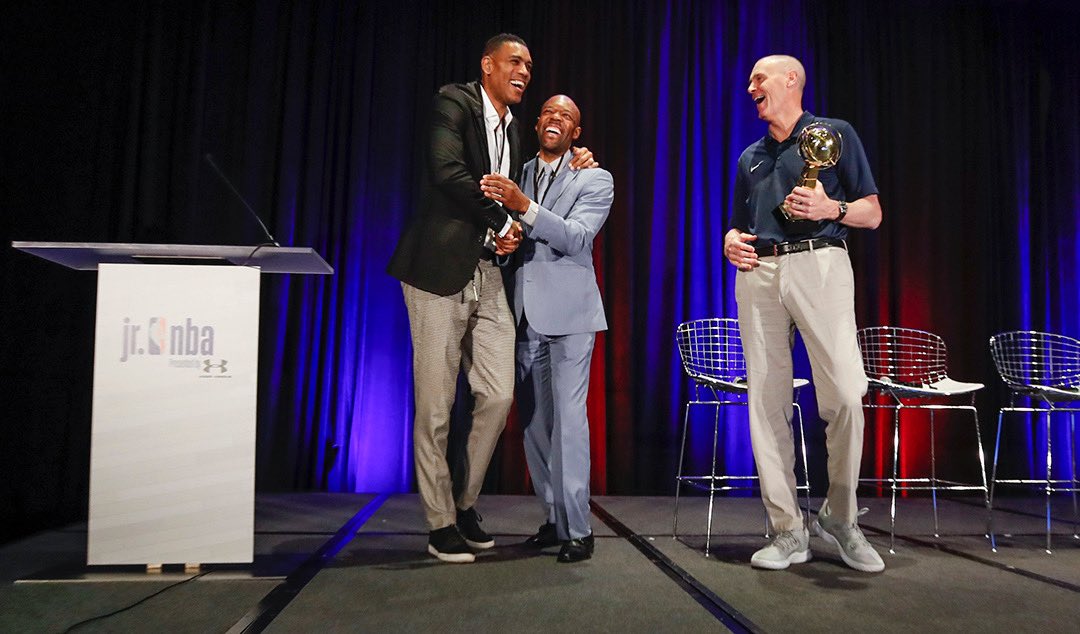 nyknicks's tweet photo. Congratulations to our @juniorknicks Coach of the Year, Jason Curry, on being named the @jrnba Coach of the Year! We are honored to have you represent us, Jason. Well deserved π https://t.co/MpwviKsZWa