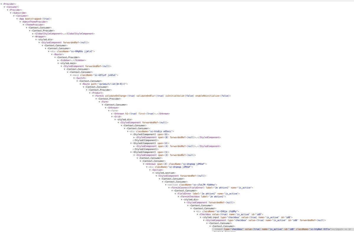 melkornms's tweet image. Styled components are great, but... #javasript #js #react