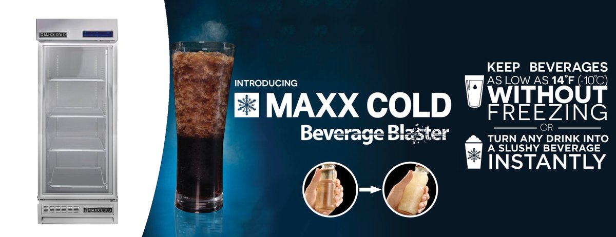 Check out the BEVERAGE BLASTER from Maxximum! Keeps Drink BELOW Freezing w/o them turning to ICE..Give it a SLAP &amp; it INSTANTLY turns into a Slushy. Awesome new #Tech. SEE THE VIDEO and WATCH IT HAPPEN! 
bit.ly/2WONTId  COOL 4 #Summer! #foodie #craftbrew #beer #drinks