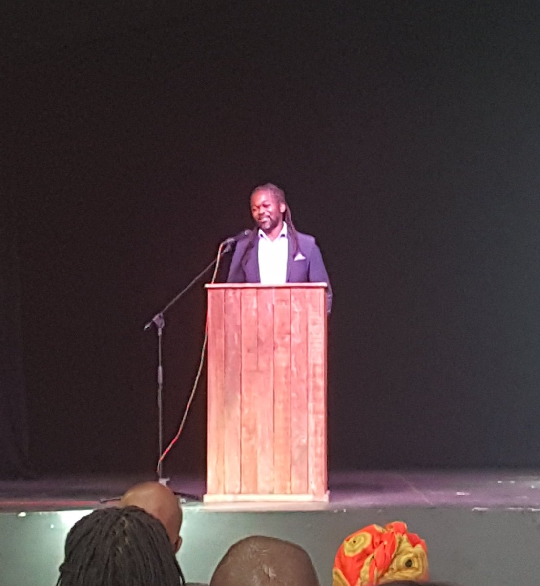 The incomporable @AfricaMelane is speaking @PYDAcademy #graduation about the value of education in his journey from accountant and auditor to teacher to broadcaster @CapeTalk  'Be gratfeul for the opportunity you have been afforded, but don't be limited by it' #launchingtalent