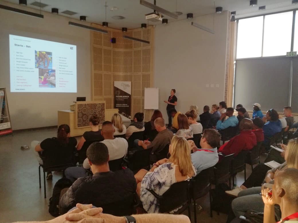 We are very proud of Amy who delivered an excellent presentation at the Speedo SwimCoach Conference today! 

To find out more about the swimming analysis we provide, contact us at info@vssports.co.za #Speedo  #Swimming #VideoAnalysis #speedoswimwear #ThinkSports