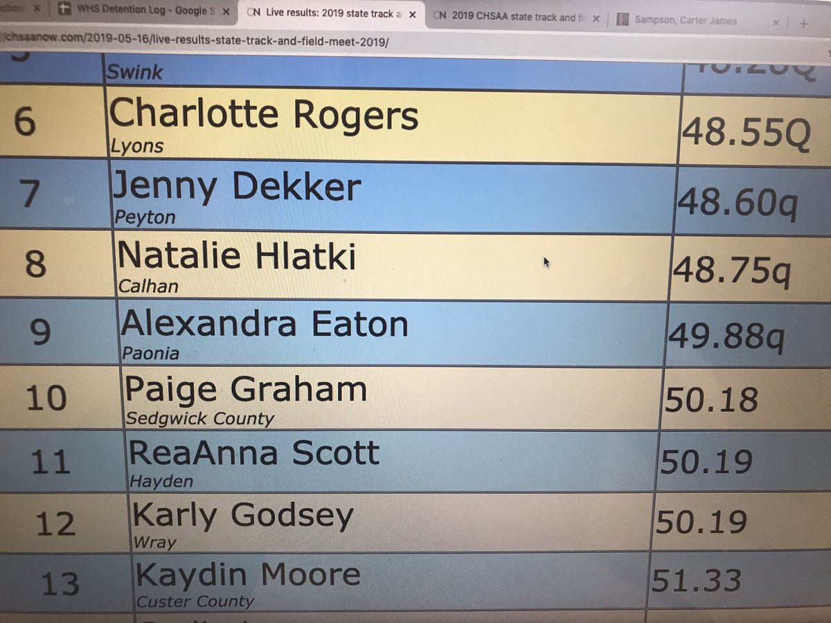 300 hurdles prelims