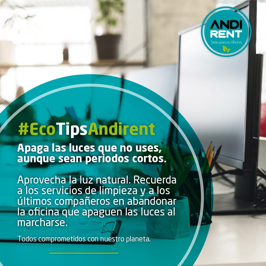 #EcoTips para la #oficina todos podemos aportar nuestro granito de arena para proteger el planeta #TodoparasuOficina #FelizViernes