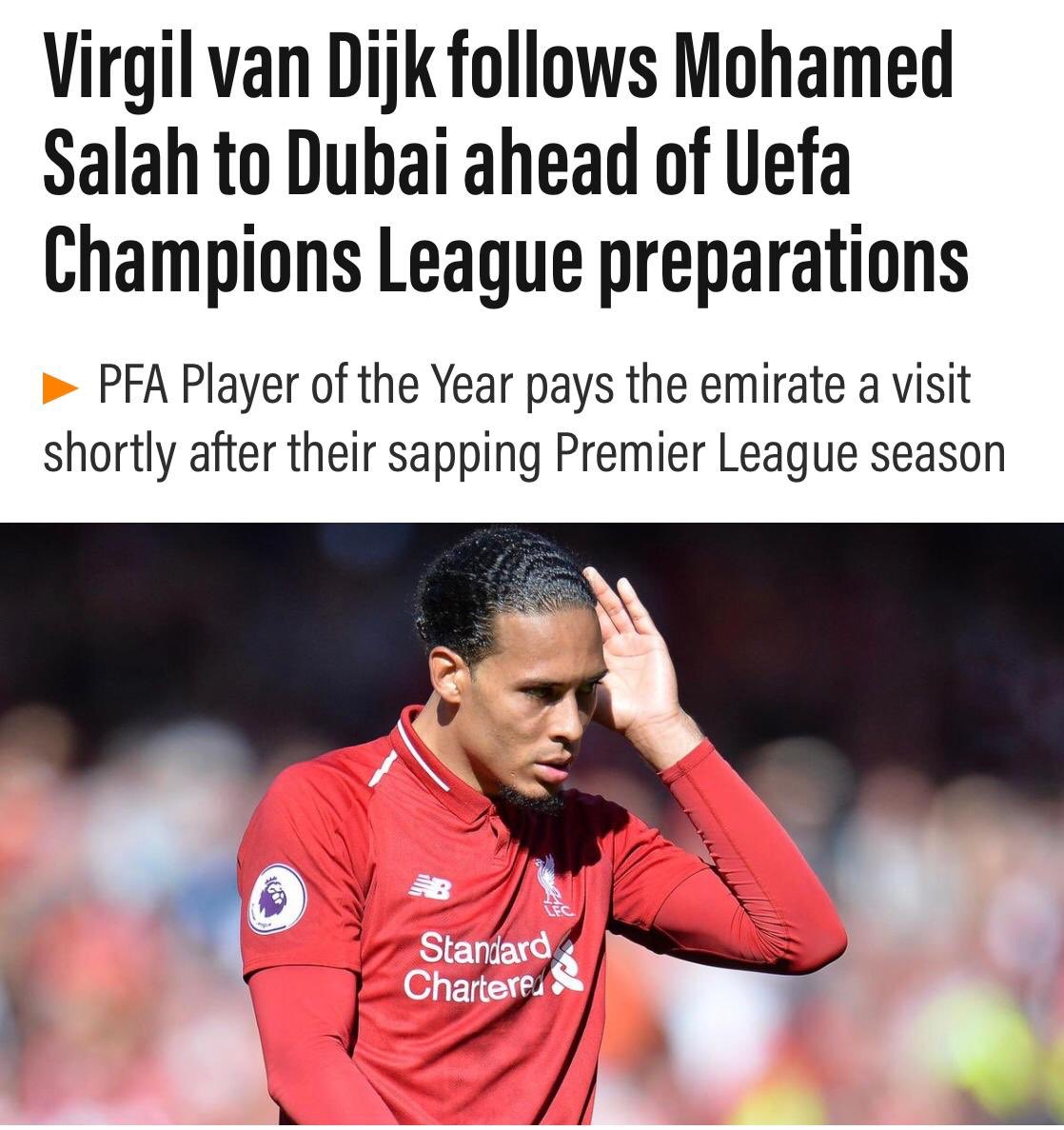 Dubai Media Office (@dxbmediaoffice) on Twitter photo .<a href="/LFC/">Liverpool FC</a> superstars Mohamed Salah (<a href="/MoSalah/">Mohamed Salah</a>) and Virgil van Dijk (<a href="/VirgilvDijk/">Virgil van Dijk</a>) are visiting #Dubai. The city attracts many football celebrities & considered an important hub for sports tourism. .<a href="/LFC/">Liverpool FC</a> superstars Mohamed Salah (<a href="/MoSalah/">Mohamed Salah</a>) and Virgil van Dijk (<a href="/VirgilvDijk/">Virgil van Dijk</a>) are visiting #Dubai. The city attracts many football celebrities & considered an important hub for sports tourism.