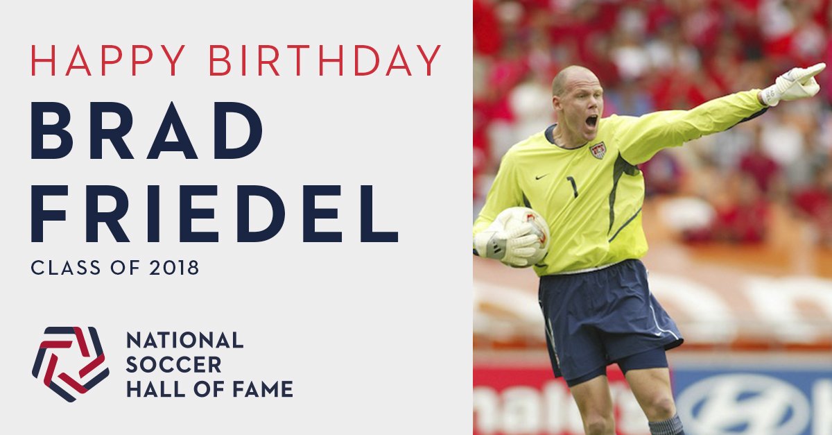 Happy Birthday to Brad Friedel (\18)! Friedel is the fourth-most capped goalkeeper in history. 