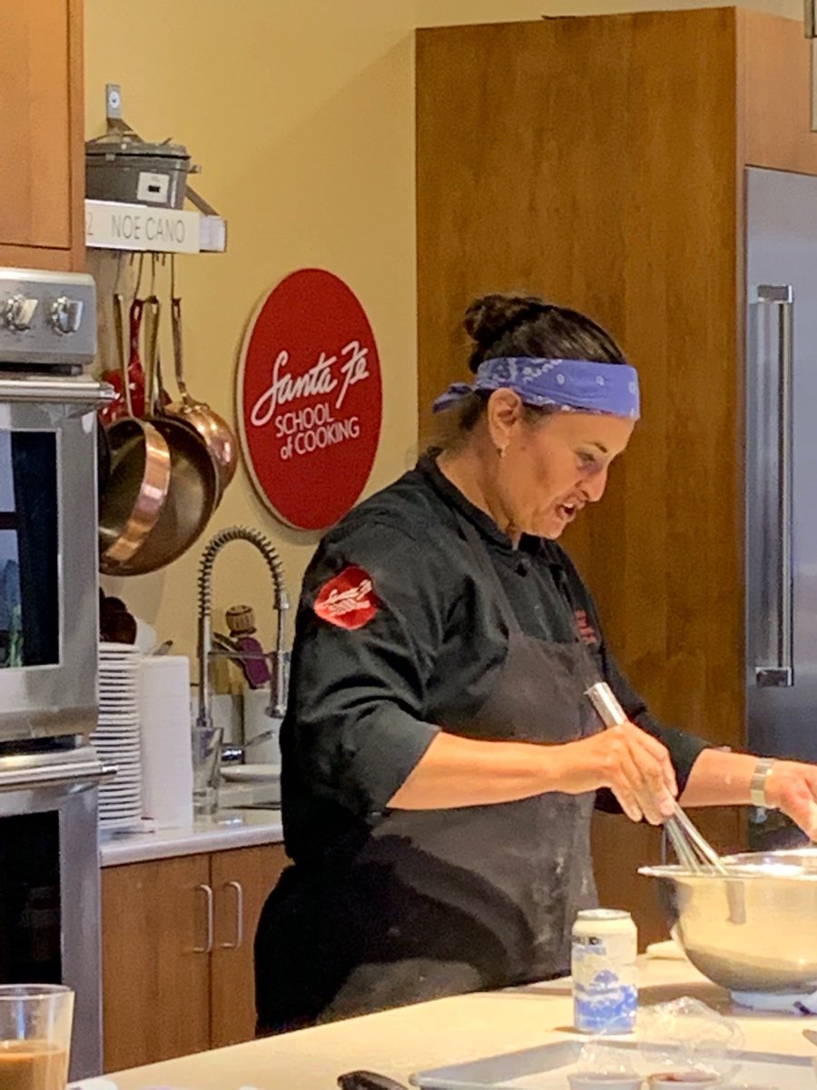 ChristyRost's tweet photo. Chef #MichelleChavez is teaching a class for @IACPculinary in @SantaFeSchoolofCooking @CityofSantaFe #TheCityDifferent https://t.co/erf542EjET