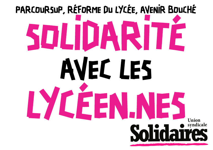 sud_43's tweet photo. Suite aux menaces contre les élèves du Réseau Lycéen 43 #Solidarité !!! c'est inacceptable !!! 
La coordo des luttes dans l'enseignement 43 se réunit:
*Mardi 21mai 18h00 maison des syndicats #LePuyEnVelay
Tout le monde bienvenu.e
#BlanquerDégageTaréforme !
https://t.co/JBuntbXMIn https://t.co/VUxk7nLkzN