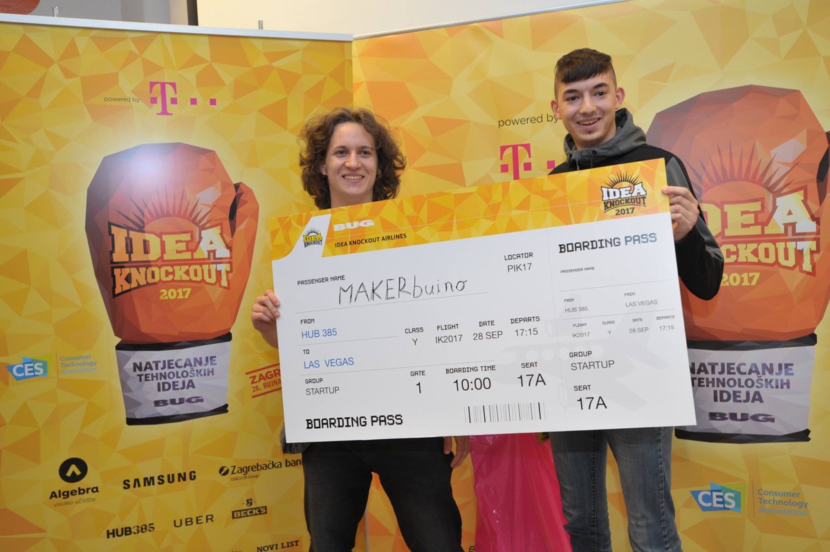 drpetric's tweet photo. Hey #startups - apply for free for the #ideaknockout2019 pitch event and win a booth at #ces2020 with airline tickets and hotel in #lasvegas - a lot of other prices too! #startup opportunity you don’t wonna miss! 💪✈️👍 Check-out our previous winners photos! https://t.co/8pXst0gvKT