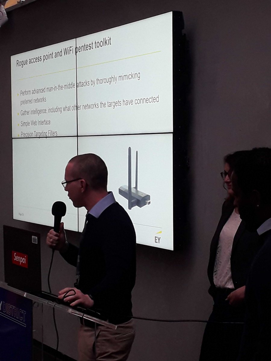 BinaryDistrict's tweet image. Here’s @ric_rojo giving our audience a live demonstration of their password cracking tool to show how ethical #hacking can highlight #cybersecurity vulnerabilities. #HackersHandshake #HHmeetup