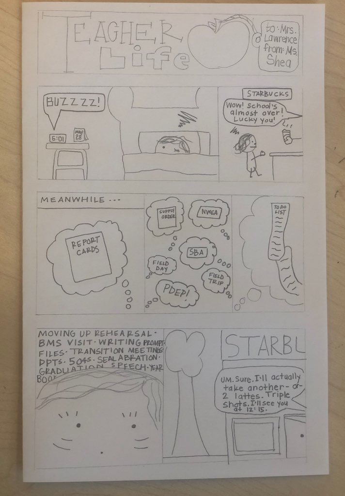 JCareyReads's tweet photo. During our graphic novel mini unit, teachers were learning right along with students... and often from them as well! #seahasjoy #tcrwp https://t.co/ptyBCHeXVR