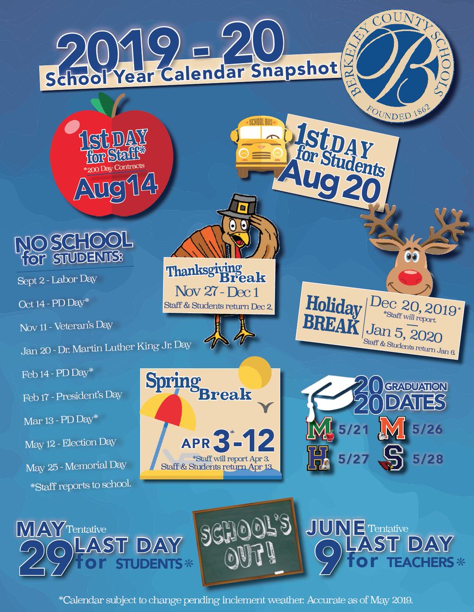 BCSNTouchMSG: It's here! Start adding dates to your calendar for the 2019 - 2020 school year. Learn more here: bit.ly/2JmcUaE