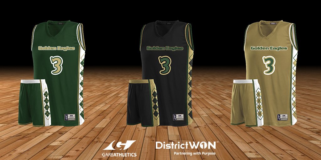 DistrictWON's tweet photo. Today's #TrendingThreads basketball uniform design inspiration features our guy from the 330 @CJMcCollum's high school: @GlenOakBBall. Those black unis are 🔥🔥🔥 #RipCity https://t.co/PUXXWyuBFY