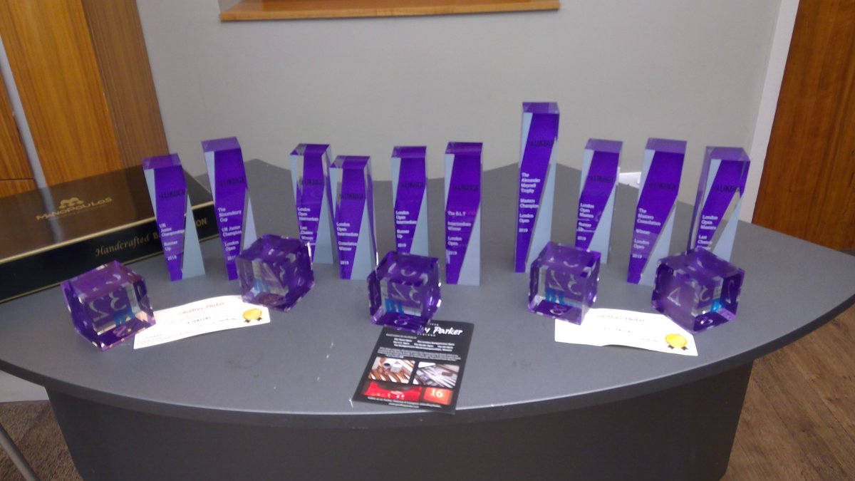 UKBGF's tweet photo. We have some awesome - and unusual - #LondonOpen trophies up for grabs! https://t.co/PwH18ehWpJ