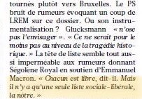 Quand @rglucks1 en est à disputer le social-libéralisme à Ségolène Royal, potentiel soutien de #Macron 🙄...
Décidément, plus le temps passe, plus il est clair qu’on n’avait rien à faire dans cette galère #LRDG
#NiDeGaucheNiDeGauche #EnvieDeGauche

via @Le_Figaro @S2RVNL